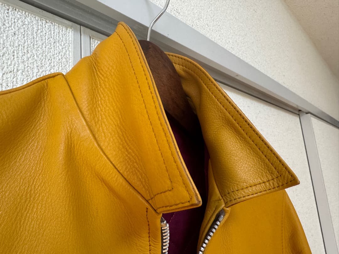 ADDICT CLOTHES AD-01 36 牛革 yellow - メルカリ
