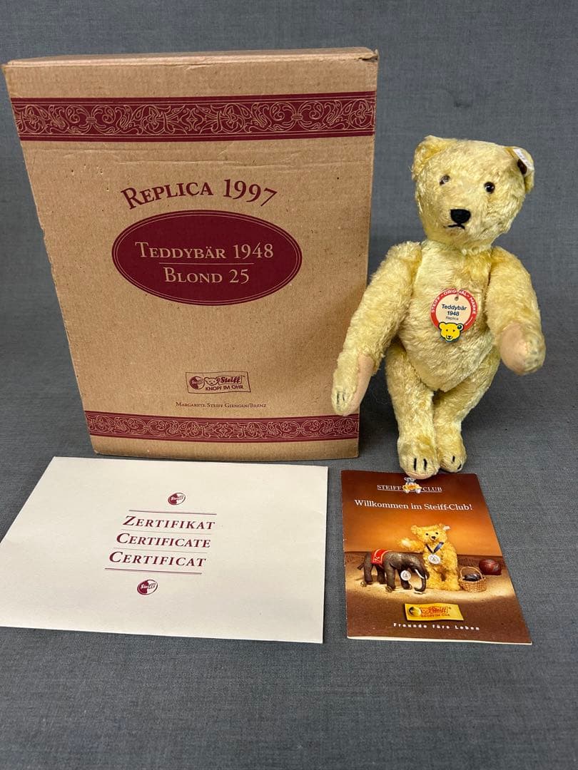 シュタイフsteiff テディベア　ぬいぐるみ! Steiff(シュタイフ) テディベアのニコ [CONCENT]コンセント