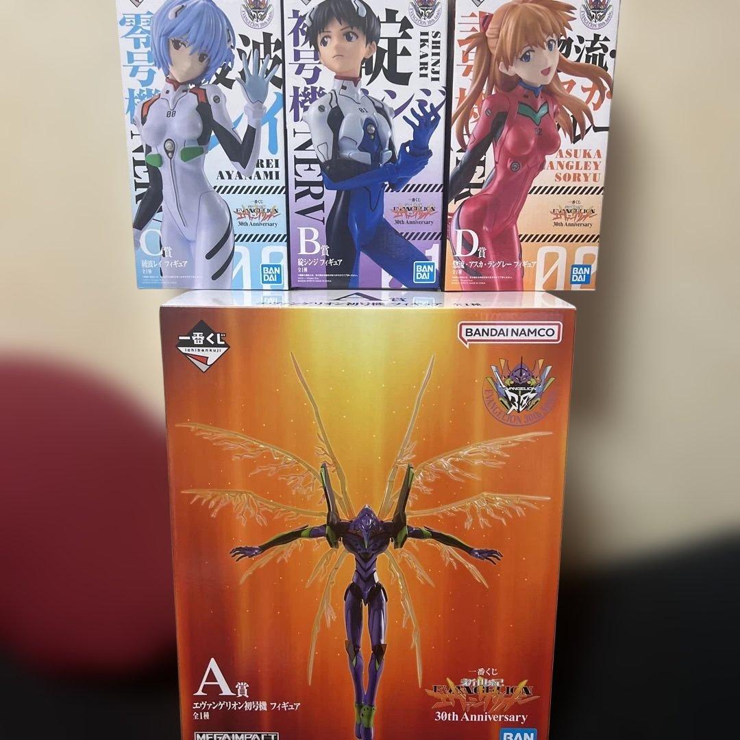 一番くじ エヴァンゲリオン A賞B賞C賞D賞 フィギュアセット - メルカリ