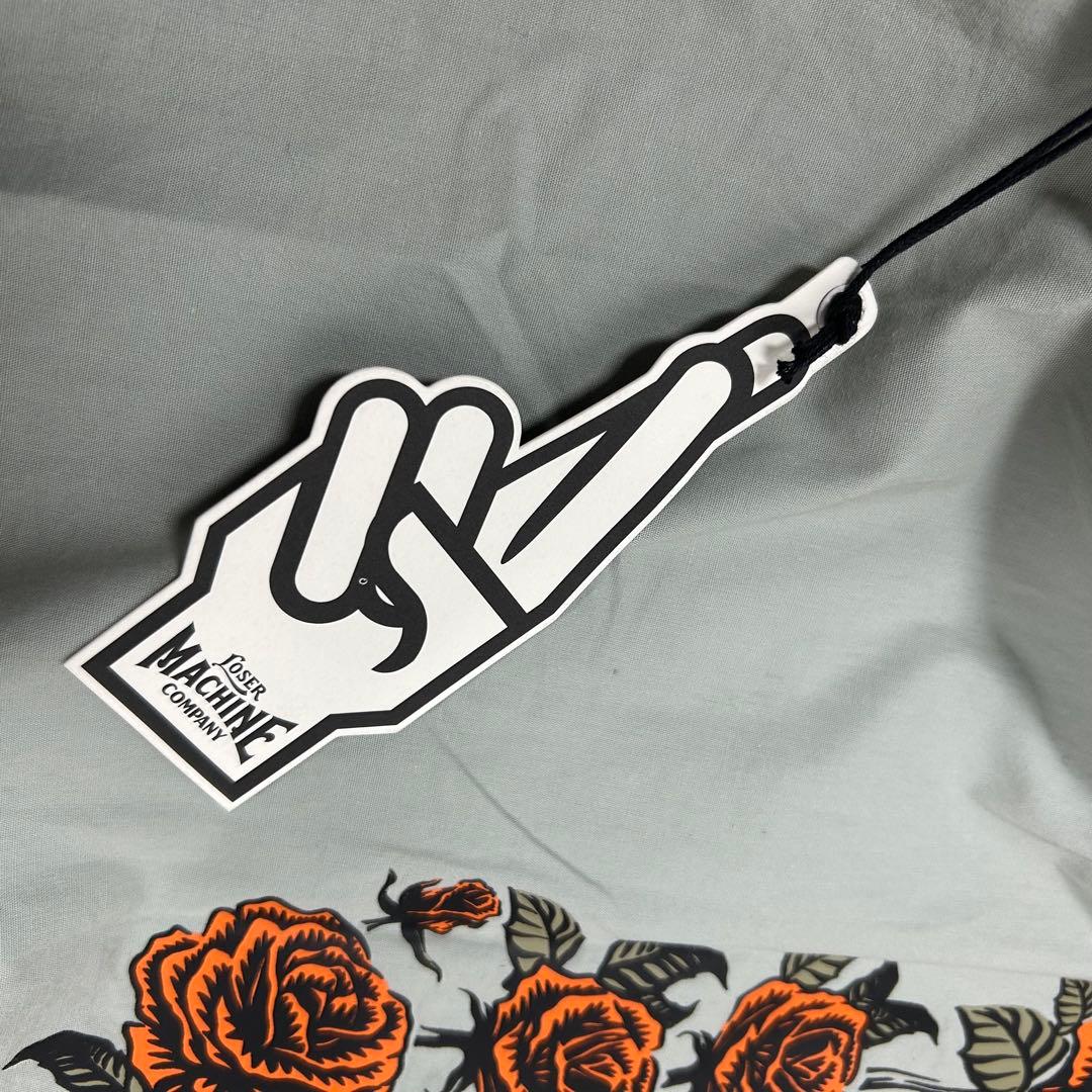 新品！ルーザーマシン 半袖シャツ マリア薔薇 バックプリント XL