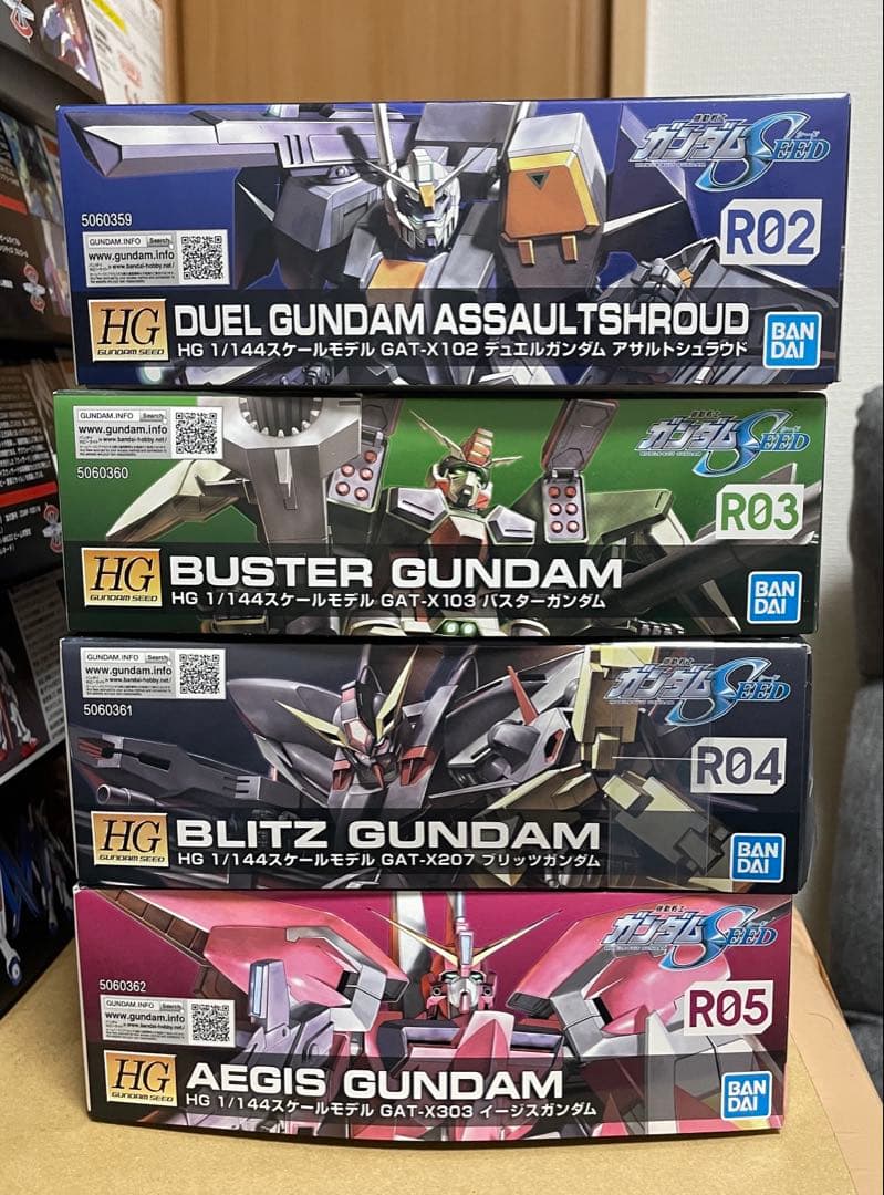 新品未開封　HG ガンダム　SEED ガンプラ　4点セット まとめ売り