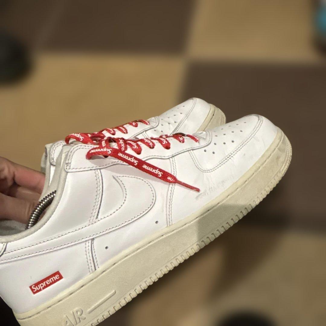 Supreme Air Force 1 ホワイト シュプフォース 27.5cm