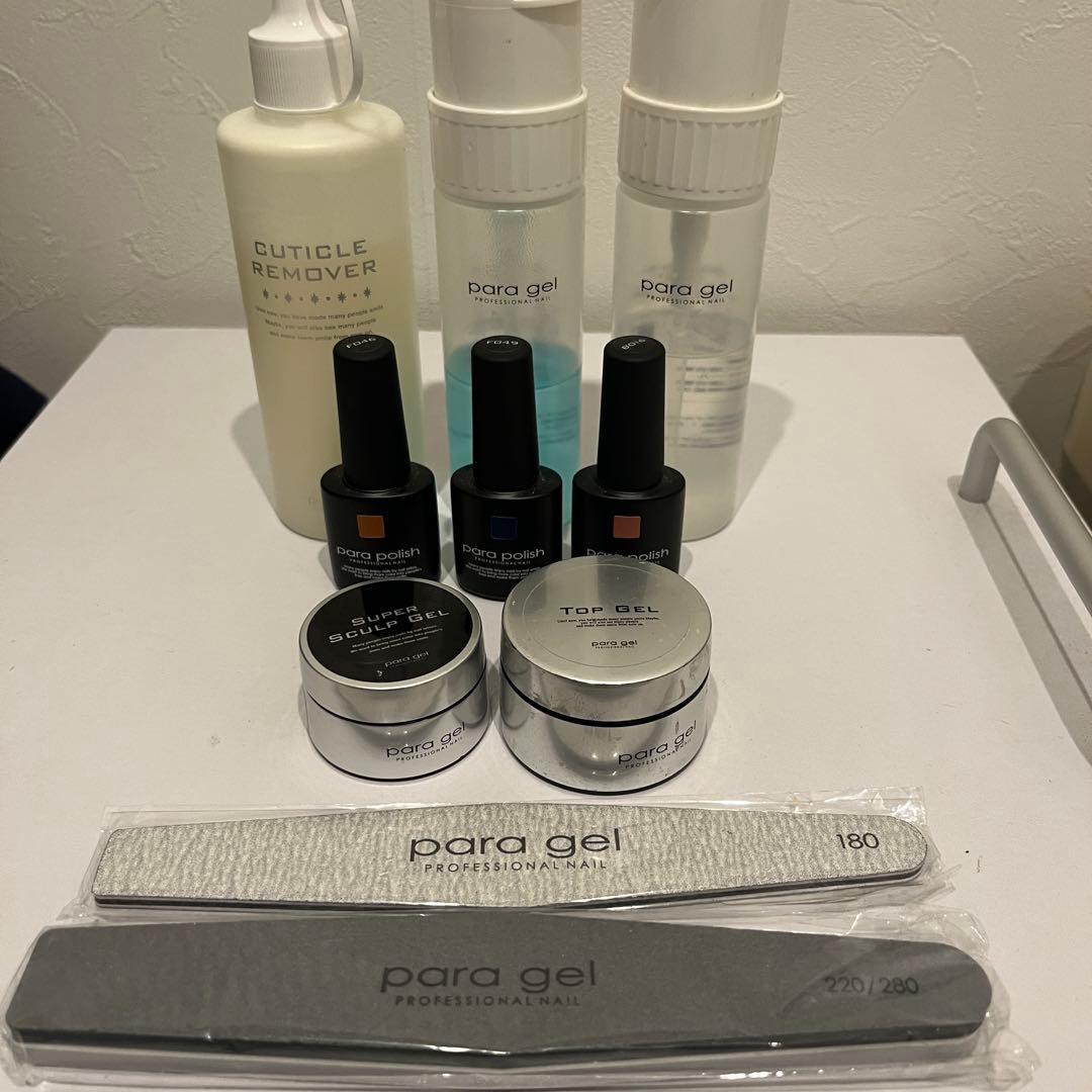 para gel パラジェル　クリアジェル　トップジェルセット13点まとめて para gel パラジェル クリアジェルEXセット 4g ベースジェル/ジェル