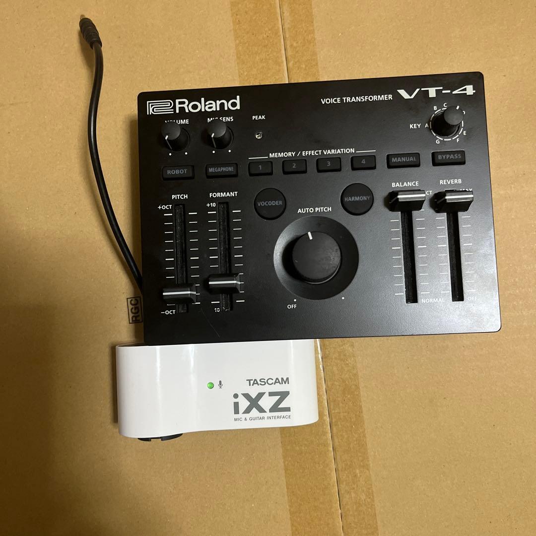 Roland VT-4 TASCAM iXZ セット
