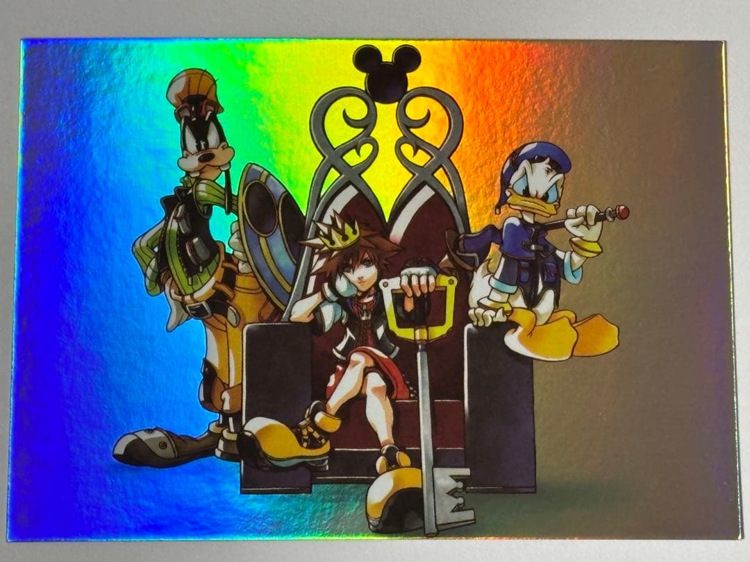 キングダムハーツ アートミュージアム キングダムレア(ホロカード) 「王座」 キングダムハーツ アートミュージアム キングダムレア 玉座 ホロ キラ