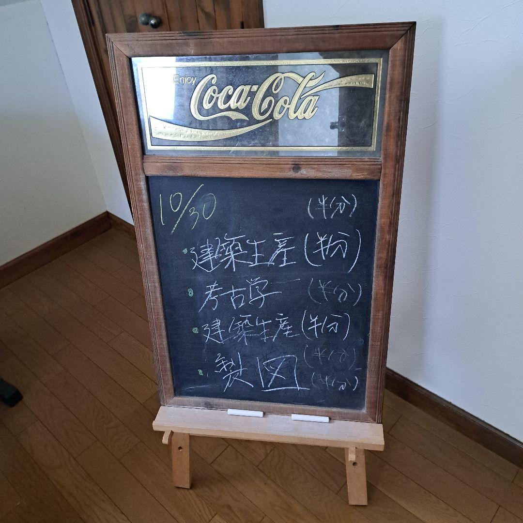 Coca-Cola ヴィンテージ黒板看板 ウェルカムボード　メニューボード