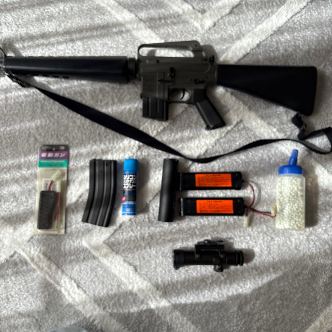 COLT AR-15 電動ガン セット ブラック M-16 ベトナムの通販はau PAY