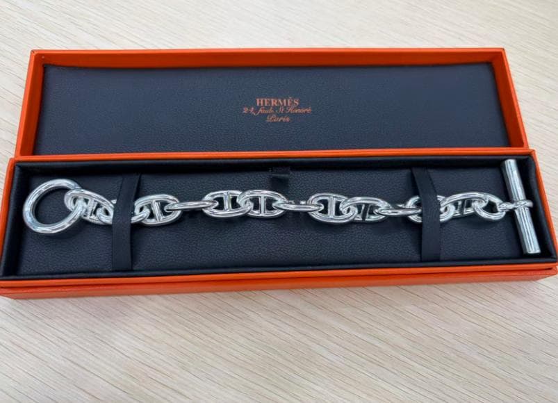 シェーヌダンクル ST ブレスレット メンズ 12コマ