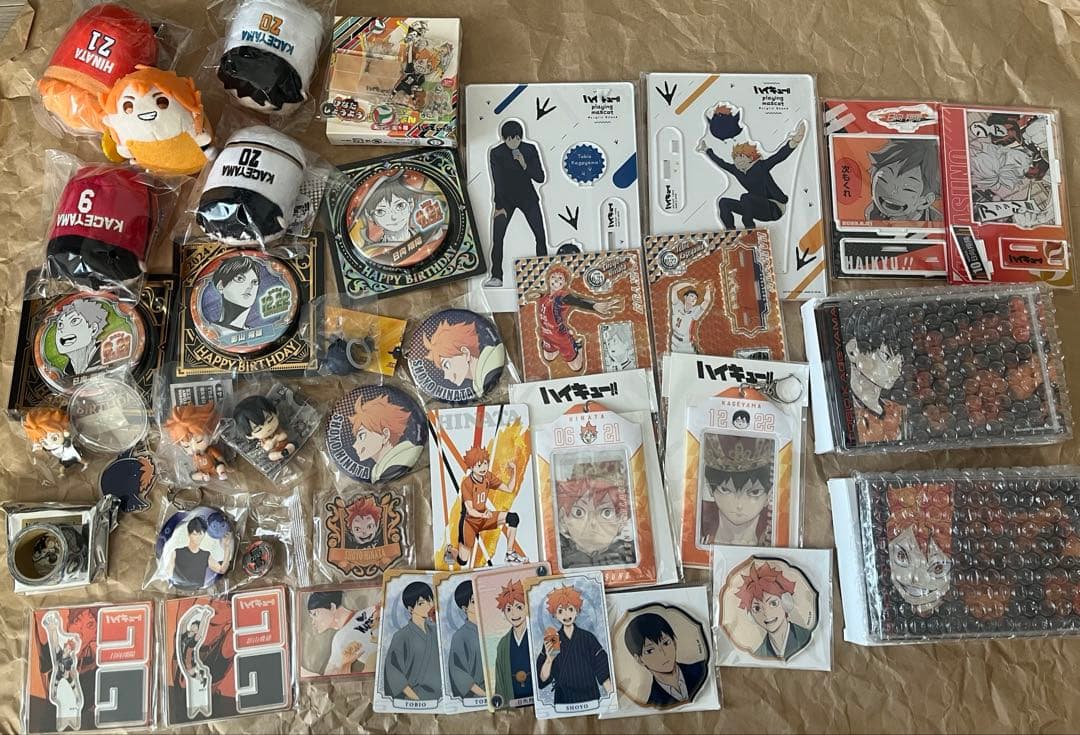 ハイキューグッズ　日向翔陽　影山飛雄まとめ売り