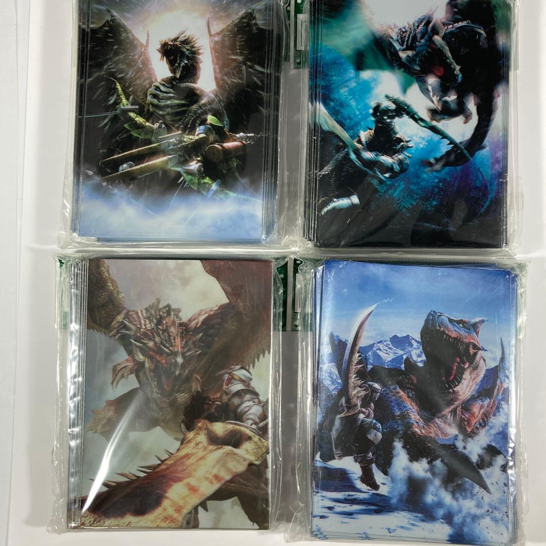 モンスターハンターTCG 公式スリーブ 4種セット 未開封 - メルカリ