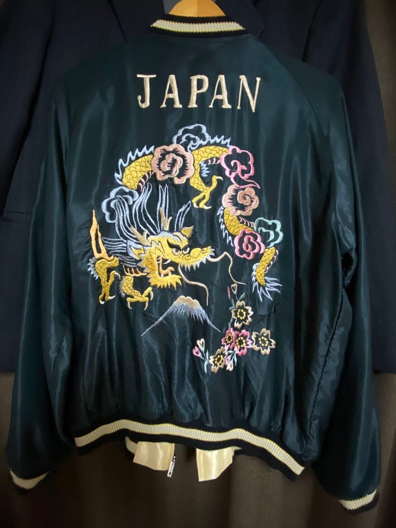 東洋エンタープライズ　スカジャン　赤虎 TAILOR TOYO[テーラー東洋] スカジャン TT14331 RED TIGER×GOLD DRAGON