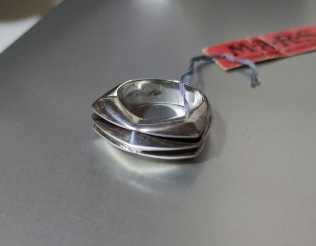 中古 M.A.R.S mars 21号 デザインリング タグ付き