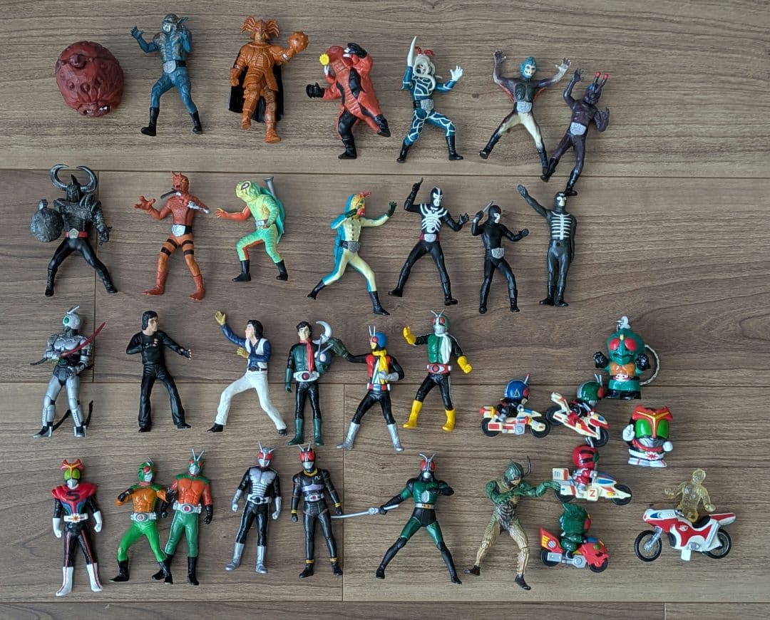 昭和仮面ライダー　ガチャガチャ　ガシャポン　27体他セット