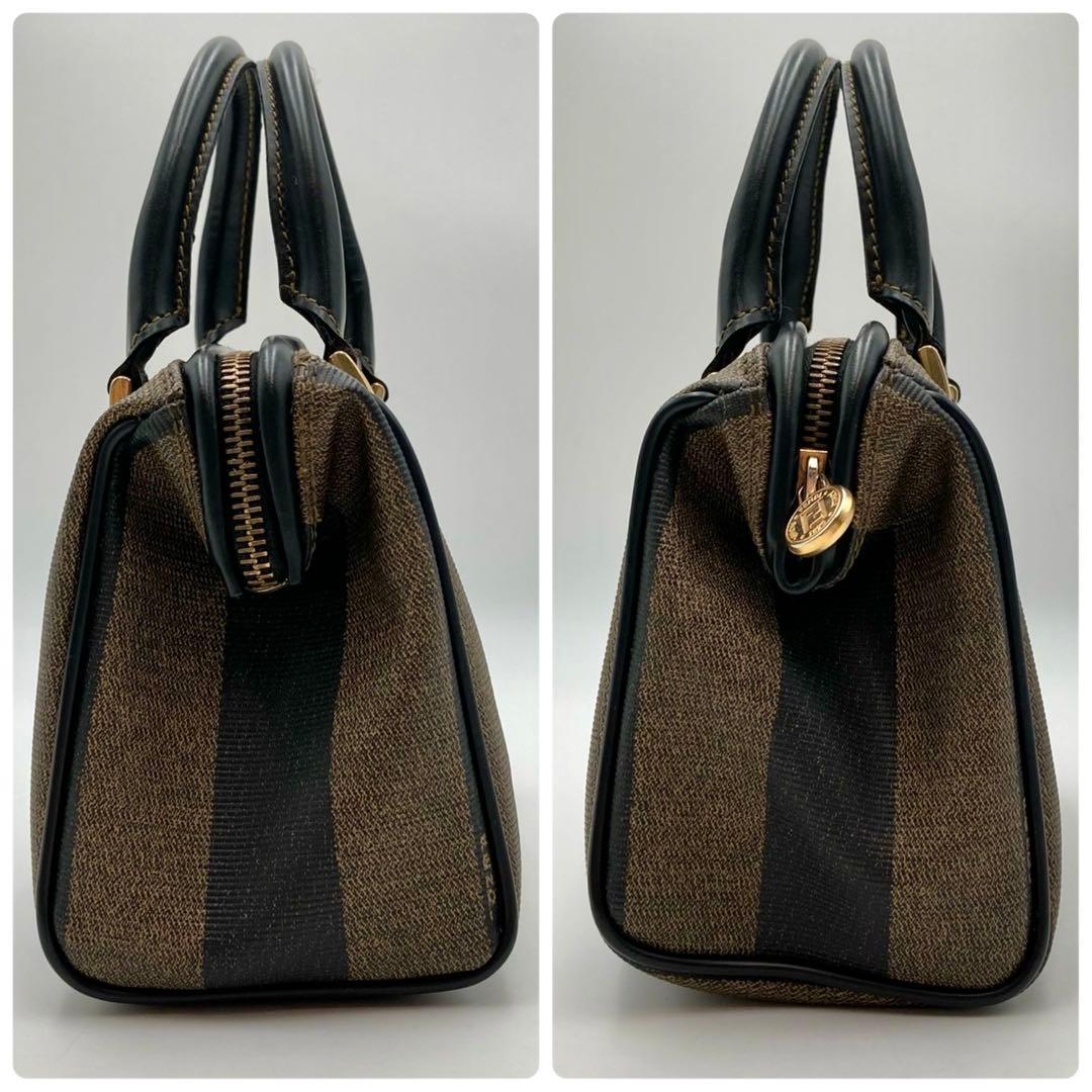 極美品✨ FENDI ペカン柄 ミニボストンバッグ 2way FFロゴ オールド