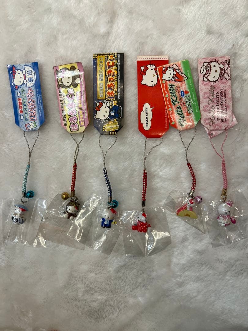 ニ*ト様 ご当地キティ 6点 まとめ売り　ストラップ 根付 セット