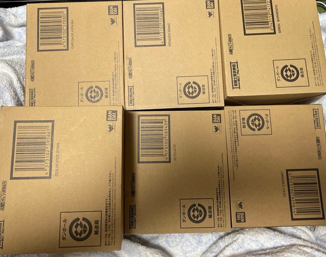 【新品】聖闘士聖衣神話EX 海将軍6体 セット