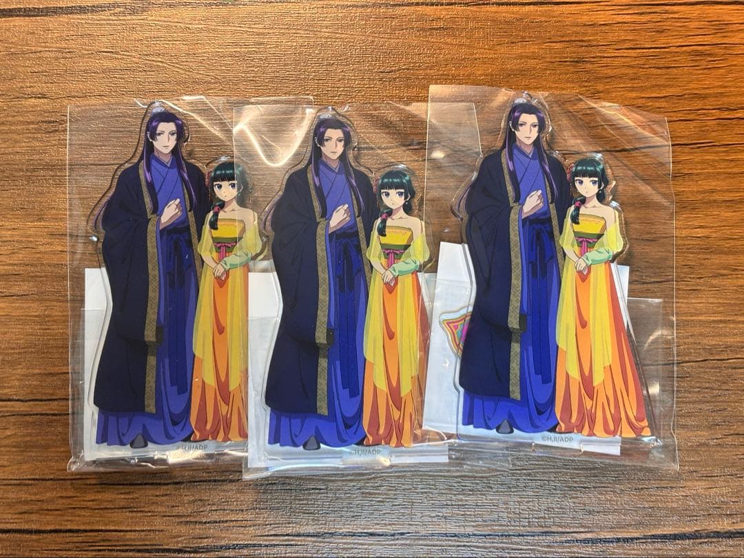 薬屋のひとりごと くじ引き堂 猫猫 壬氏 アクリルスタンド 3点セット