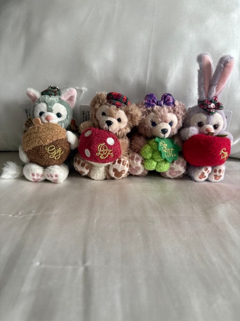 秋のぼうけん ぬいぐるみストラップ ダッフィーシェリーメイジェラトーニステラルー