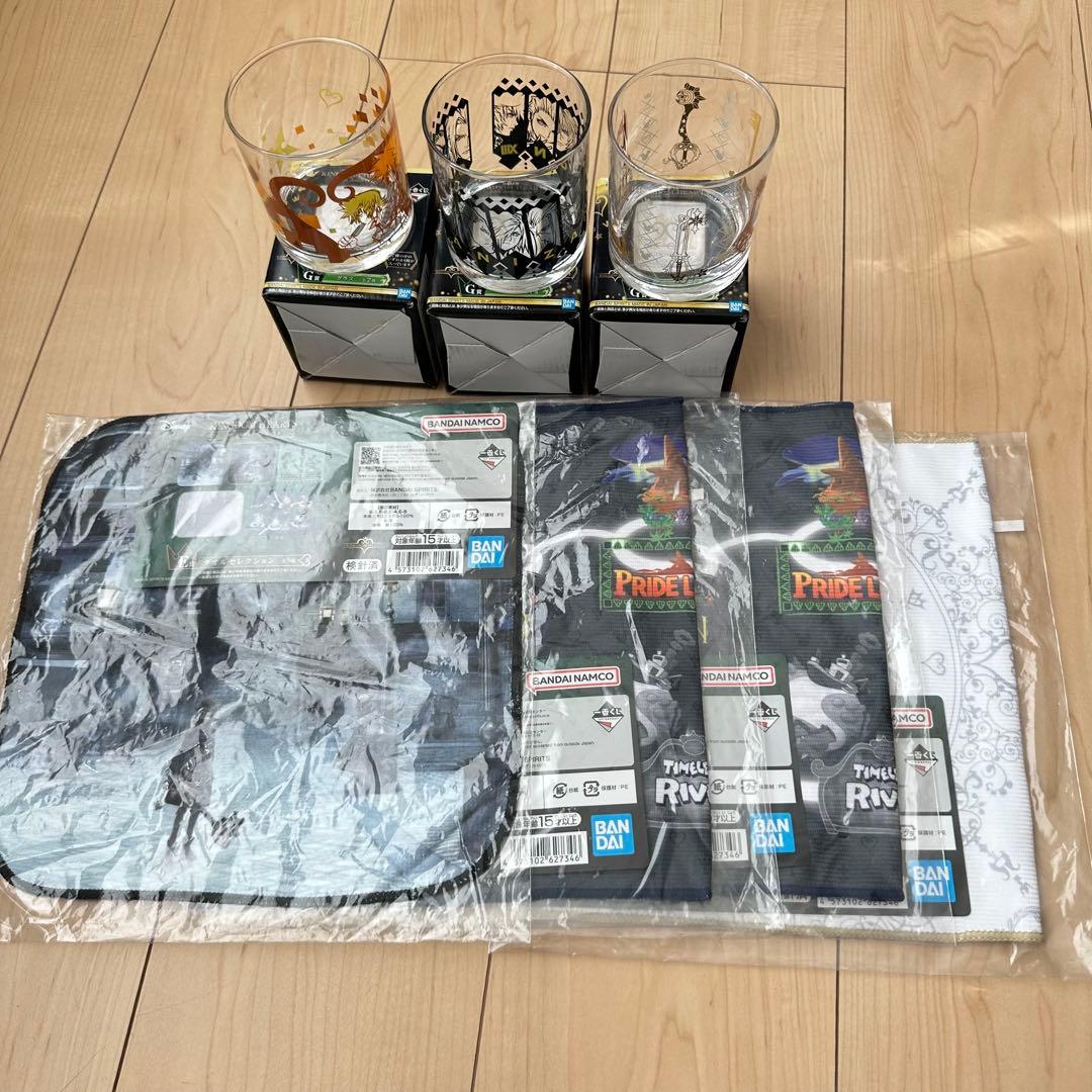 キングダムハーツ 一番くじ グラス タオル セット まとめ売り - メルカリ