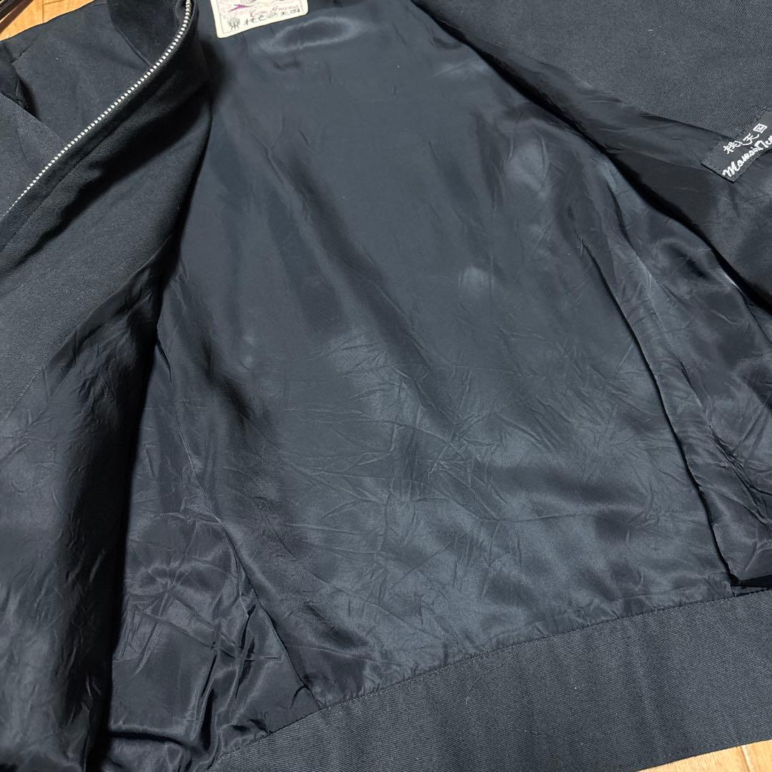 80´s 桃色天国 レーヨン ギャバジャン ドリズラージャケット ロカビリー