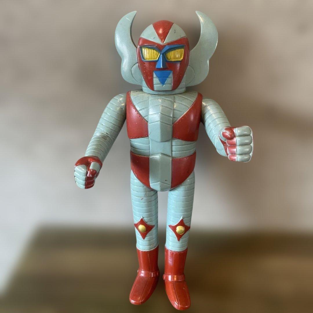 当時物　電人ザボーガー　ソフビ　約27.5㎝