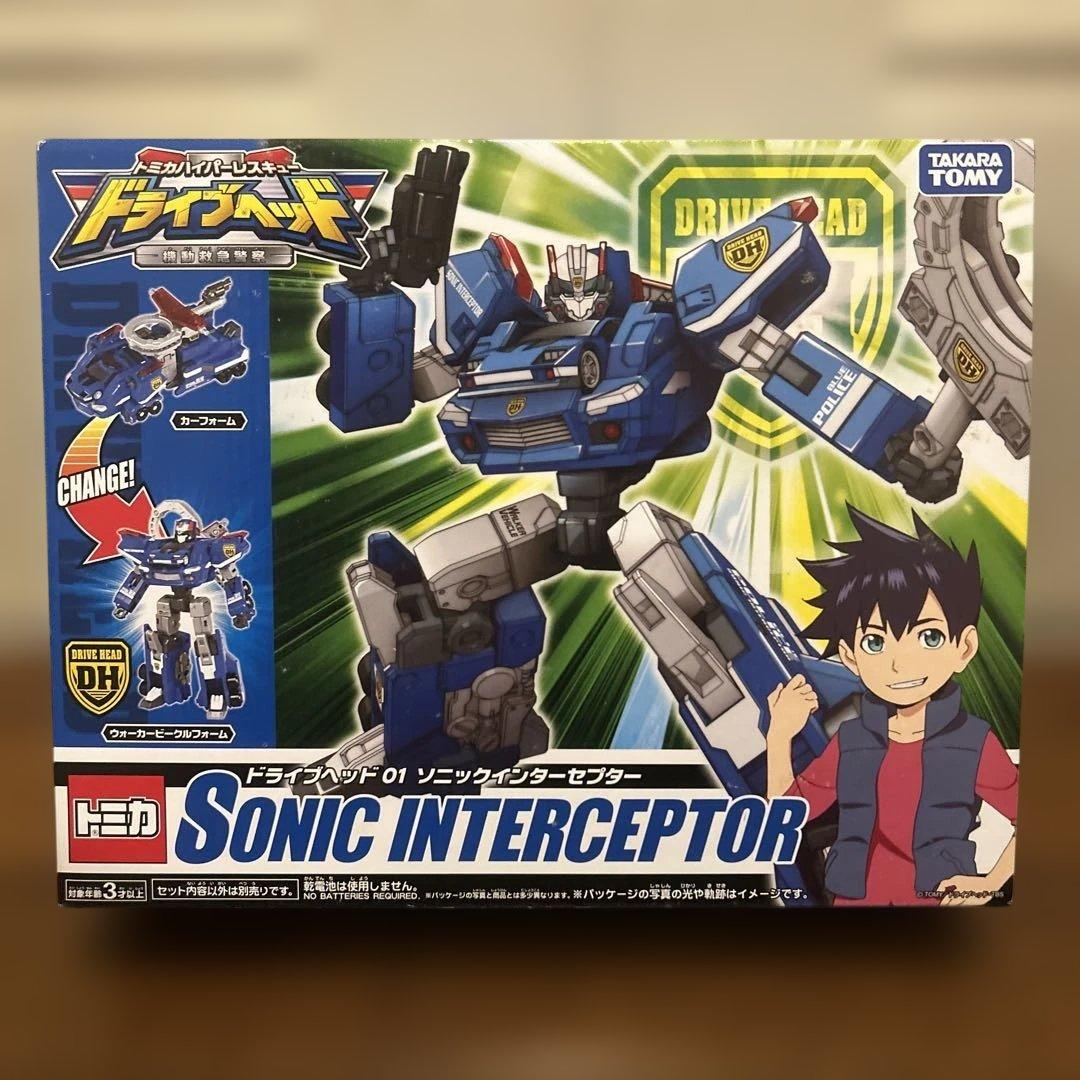トミカ　ハイパーレスキュー　ドライブヘッド01 ソニックインターセプター