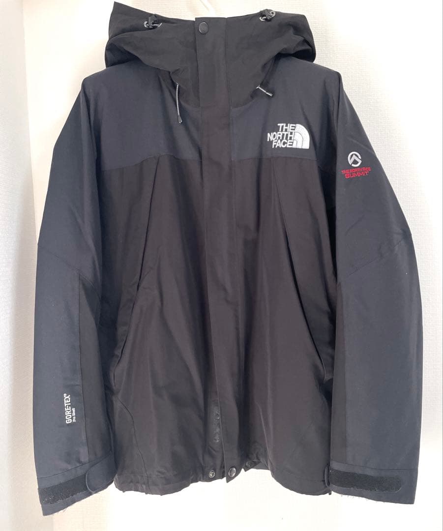 レア　赤サミット ノースフェイス ゴアテックス マウンテンパーカ ブラック　M