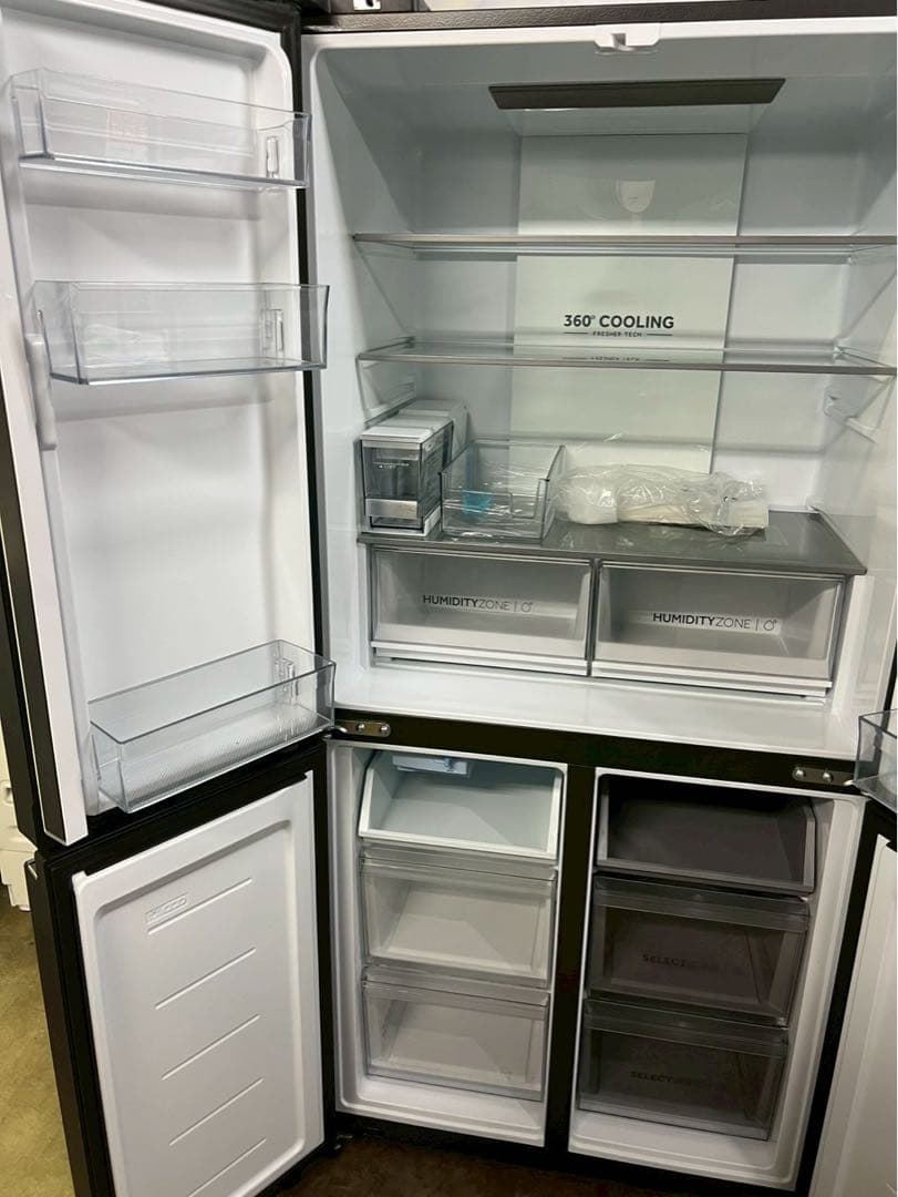 美品】Haier 4ドア冷蔵庫 JR-GX47A 2024年製470L 観音開