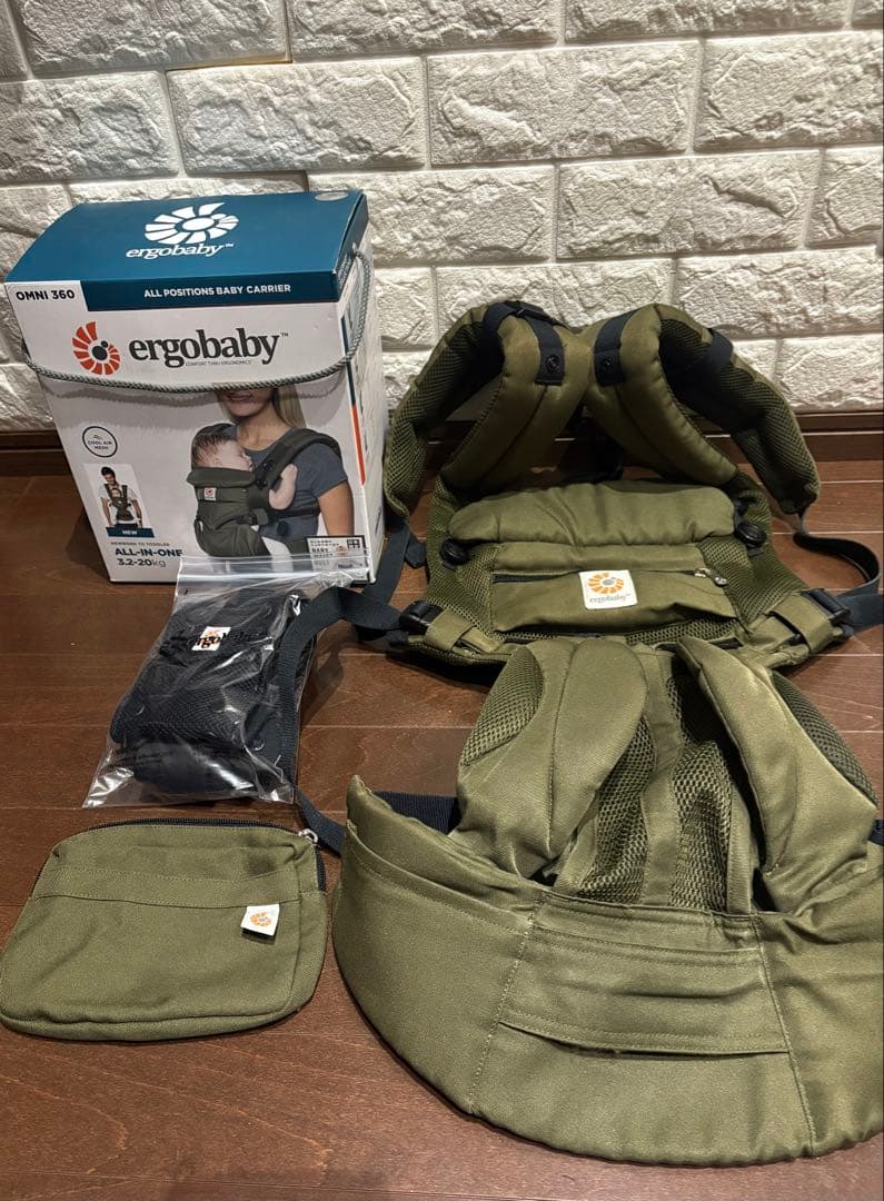期間限定大幅お値下げ ergobaby 抱っこ紐 オリーブグリーン - メルカリ