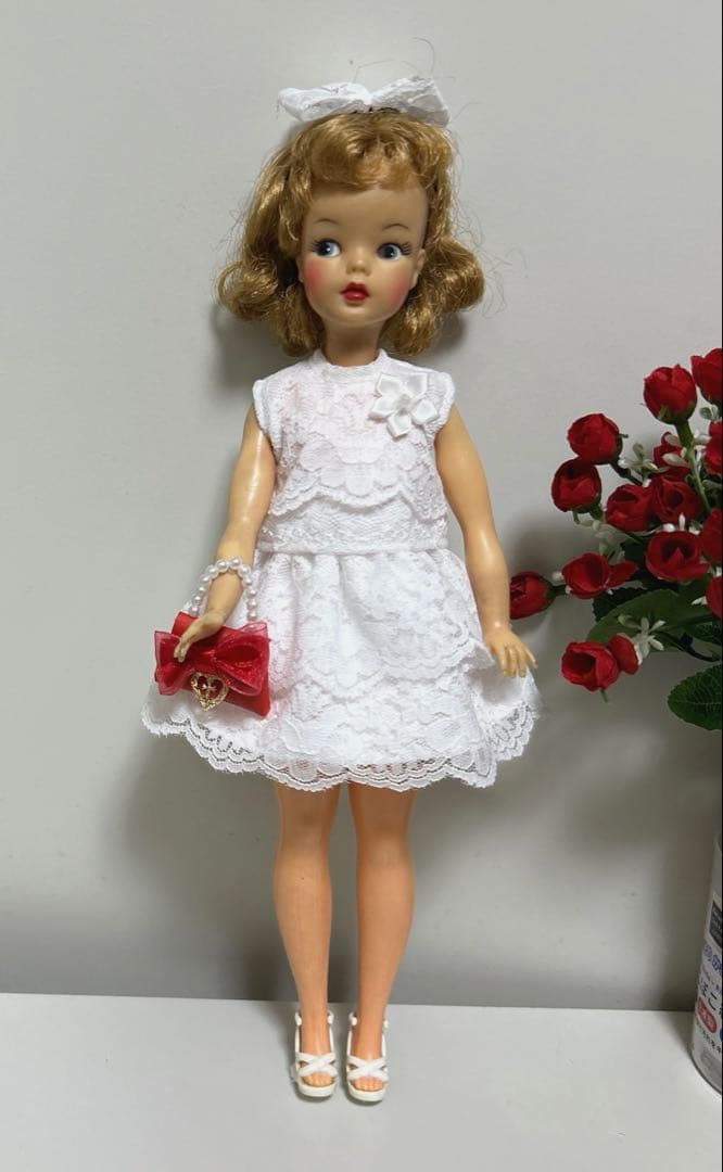 ハンドメイド タミーちゃんサイズ レースのスカート - メルカリ