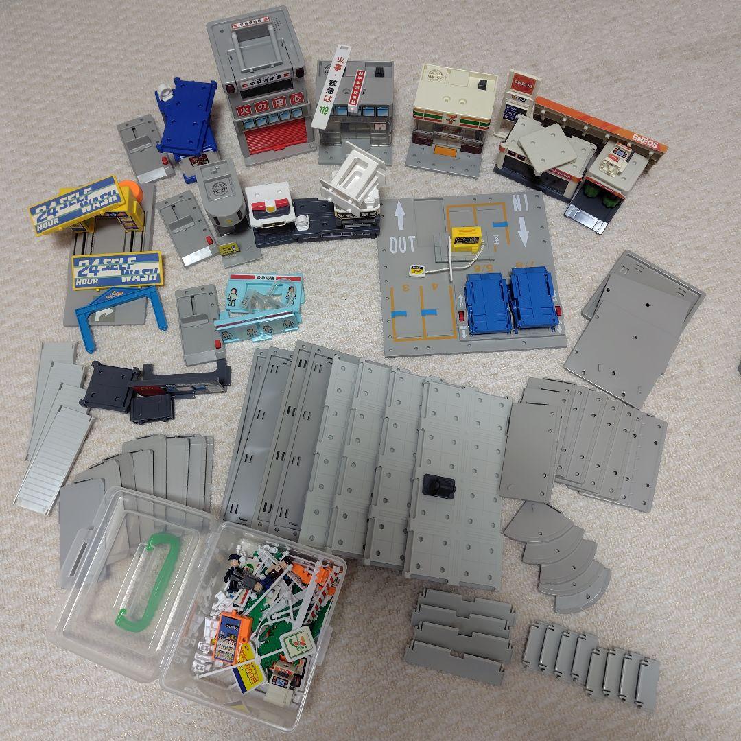 トミカタウン　警察署交番消防セブンエネオス洗車場パーキングマック