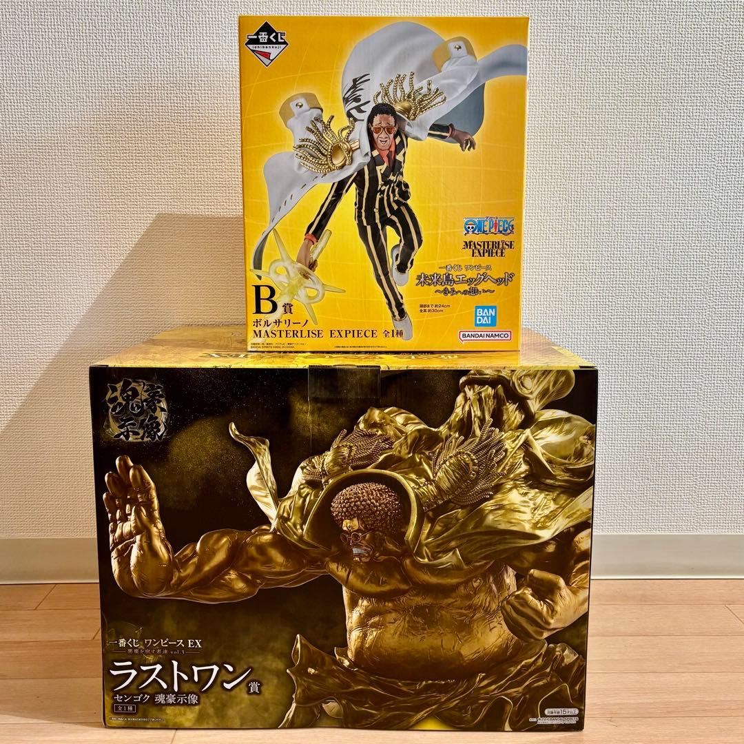 一番くじ ワンピース ラストワン賞 センゴク•B賞　黄猿　海軍セット