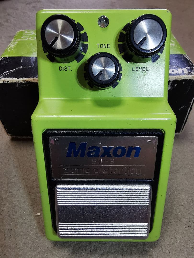 【希少】Maxon 1982 中身黒ラベルで白ラベル？ SD-9 元箱