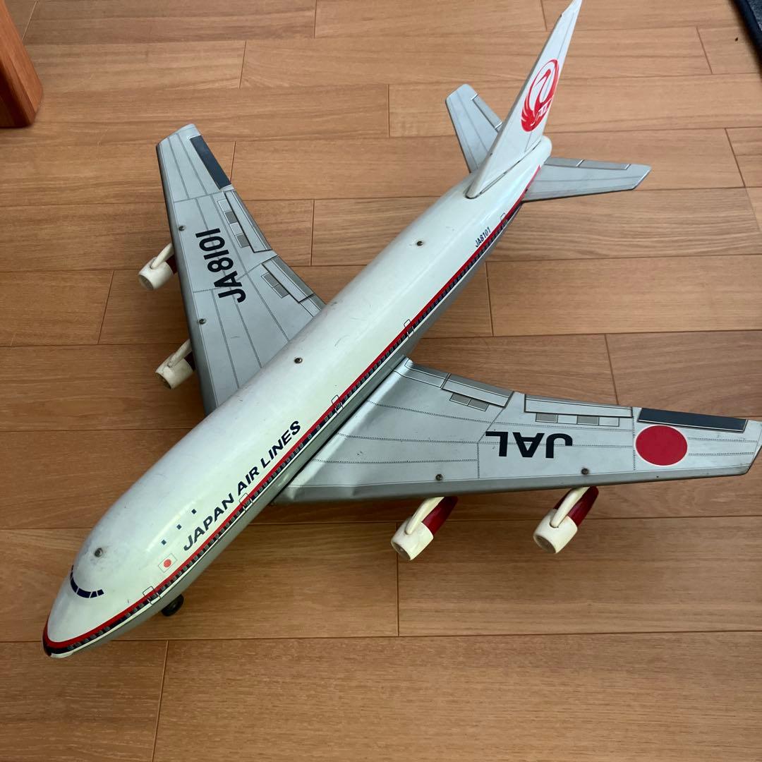 日本航空のジャンボジェット機　ブリキ模型 Amazon.co.jp: 希少・レア当時物 昭和のおもちゃ ブリキ 航空機 日本