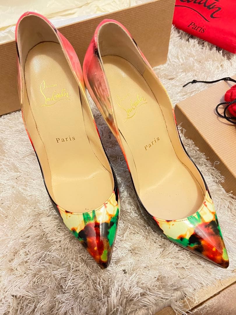 Christian Louboutin マルチカラーハイヒール