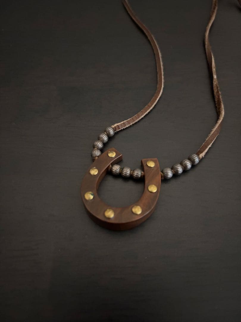 木人軒 馬蹄型ペンダント ネックレス 楽天市場】木人軒（モクジンケン）Horseshoe necklace/馬蹄ネックレス