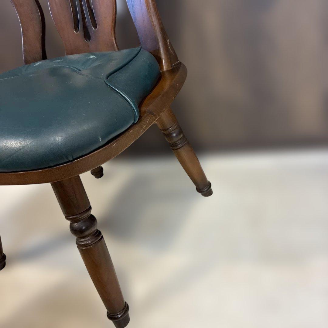 NAGANO クラッシック アンティーク 360度 回転チェア ③ - メルカリ