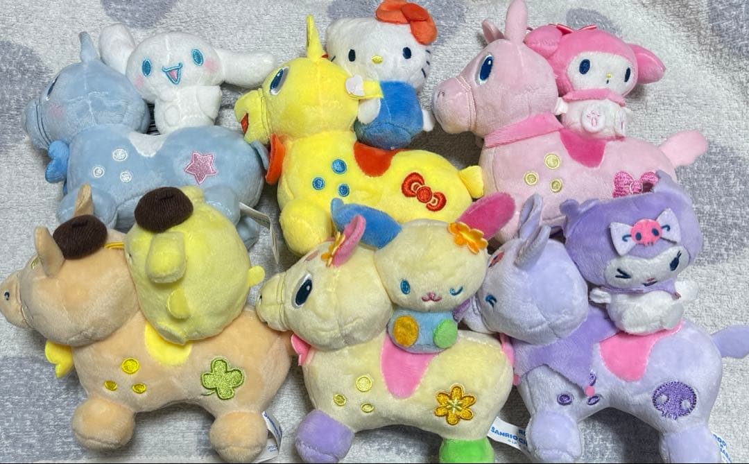 RODY×サンリオキャラクターズ ちいさなペアぬいぐるみ 6種コンプリートセット