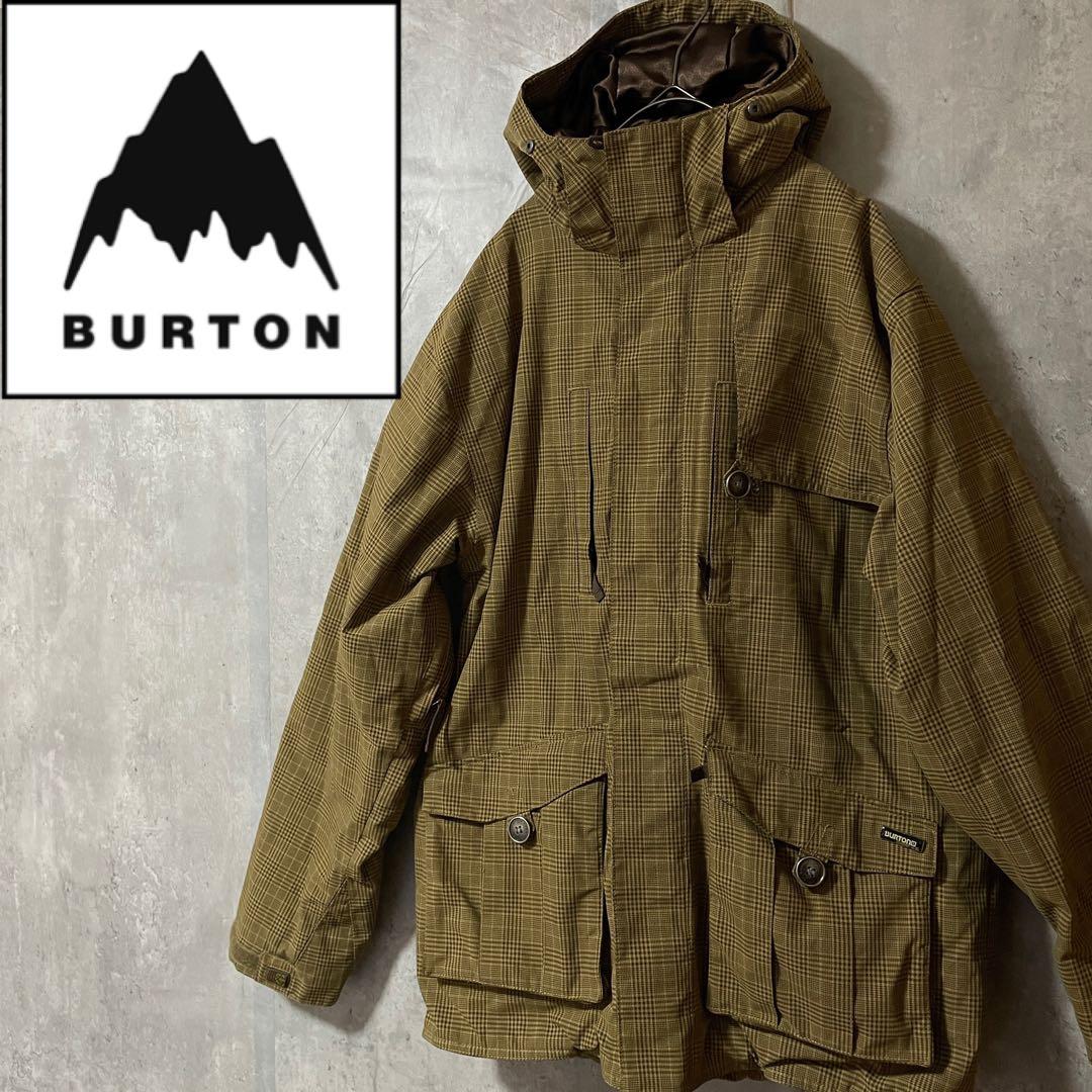 Burtonバートンスキーウェアスノーボードジャケットパーカーフードベージュ茶色 Burtonバートンスキーウェアスノーボードジャケットパーカーフード茶色