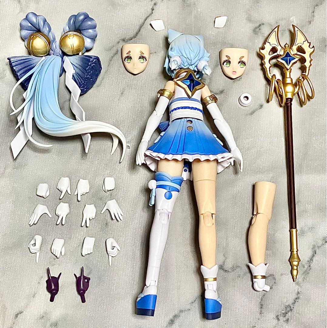 コトブキヤ アルカナディア ユクモ カスタム塗装済み完成品 青巫女