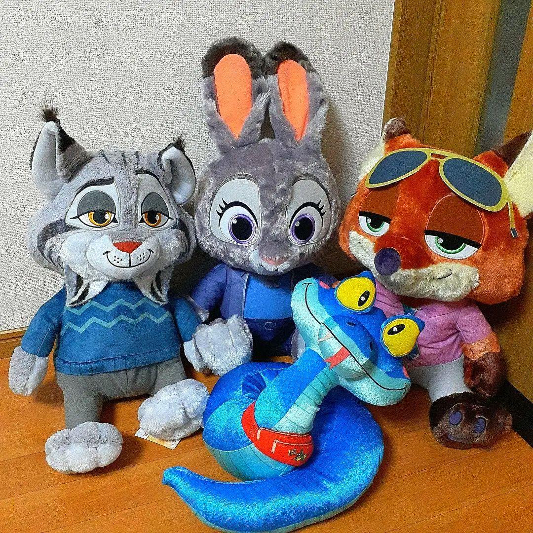 【ズートピア2】ジュディ　ニック　ゲイリー　パウバート　◆新品ぬいぐるみ ズートピア2 ぬいぐるみ ニック、ジュディ、パウバート、ゲイリー