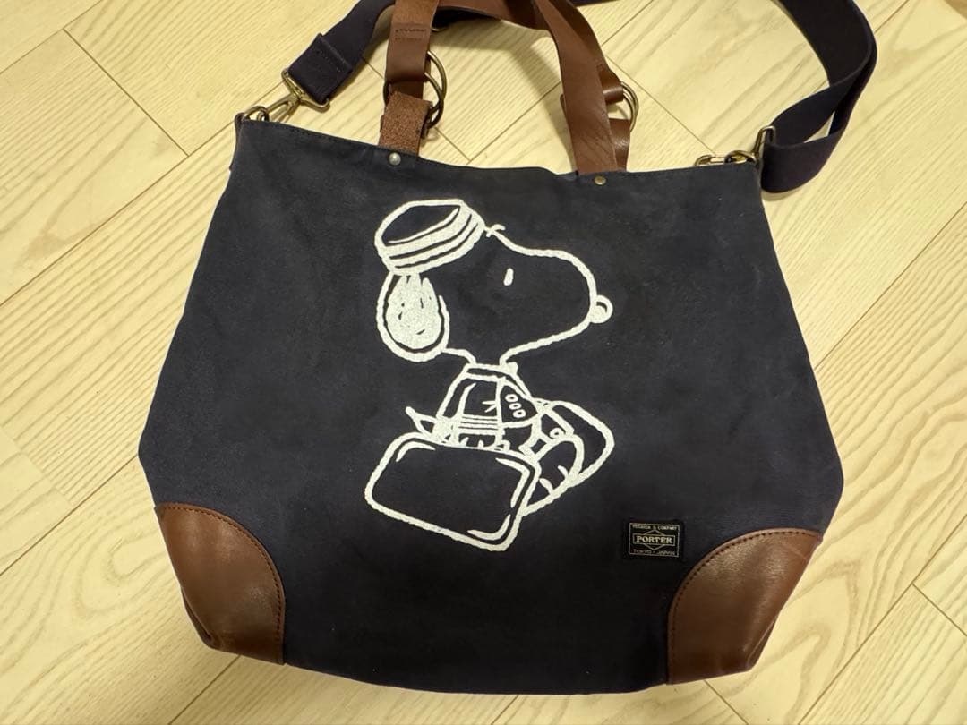 PORTER × SNOOPY コラボ トートバッグ JOE PORTERモデル