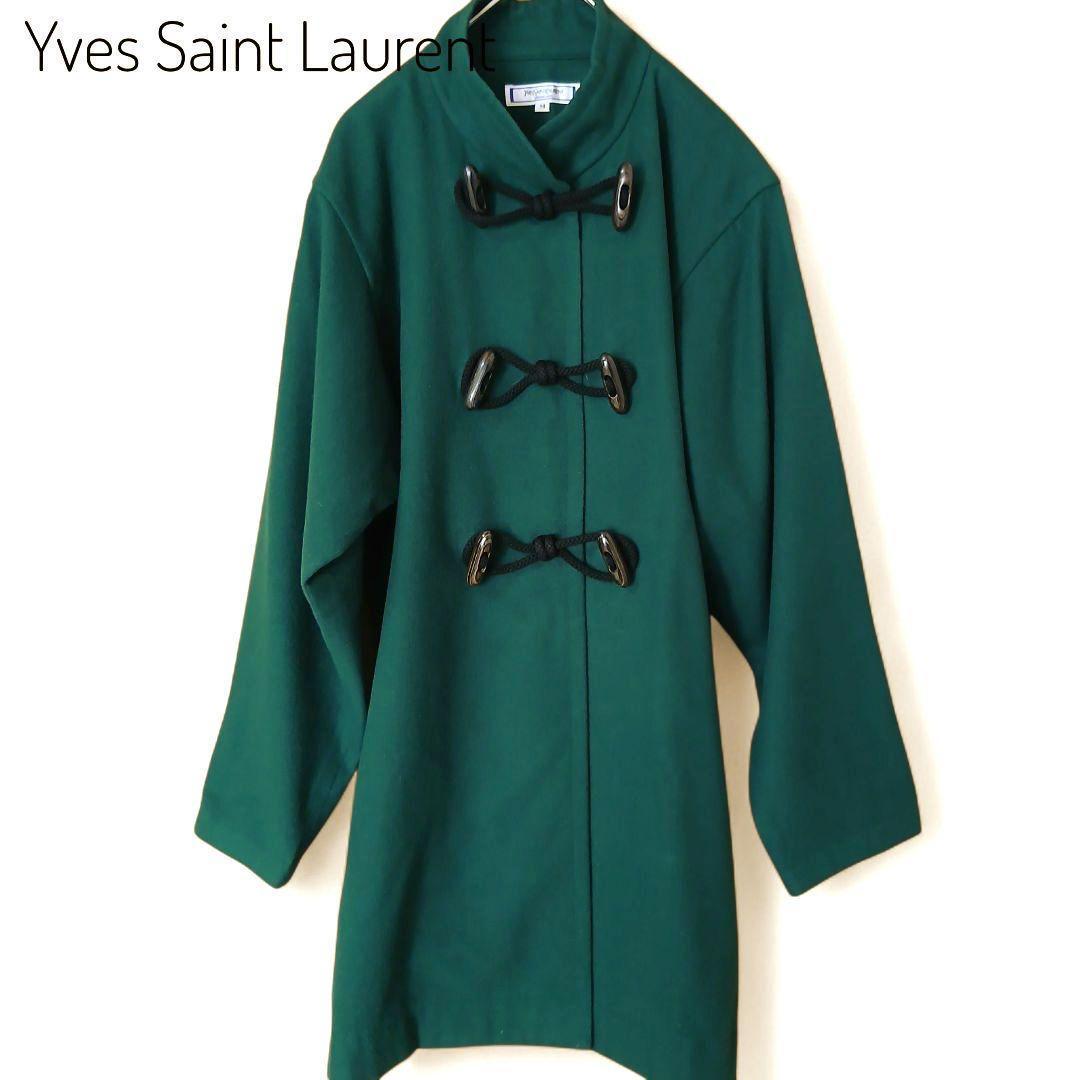 【Yves Saint Laurent】ヴィンテージ　薄手　ダッフルコート