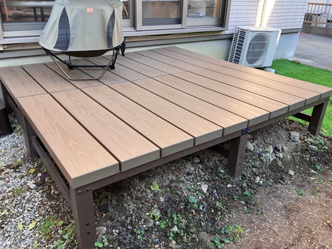 カインズ　ウッドデッキ　人工木アルミデッキ 180cm×90cm 4550596114187_01.jpg