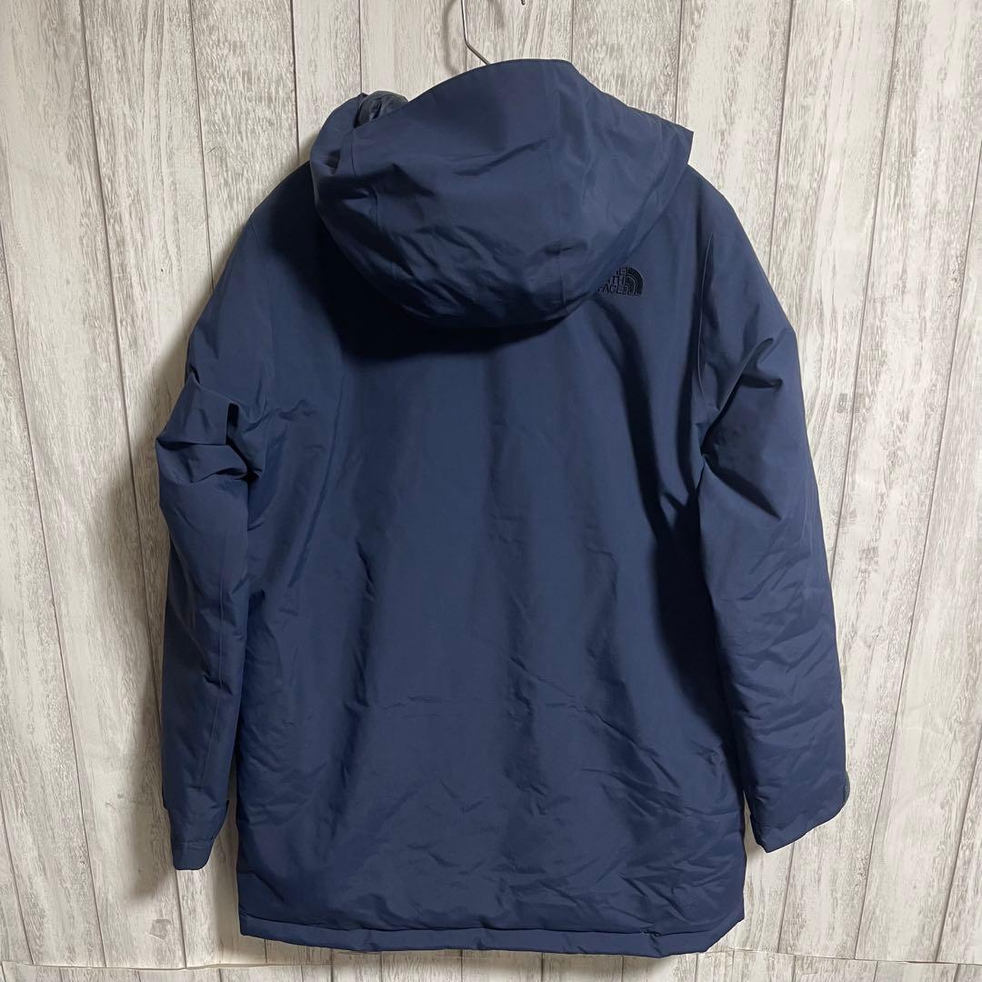 美品】ノースフェイス マカル ダウンコート NDW91837 ネイビー M
