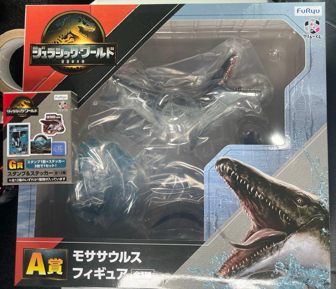 フリューくじ　ジュラシック・ワールド／復活の大地　A賞　モササウルスフィギュア