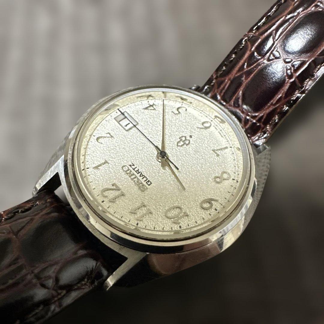 SEIKO クォーツ 稼動品 3802-7030 美品 ダイヤモンドダスト