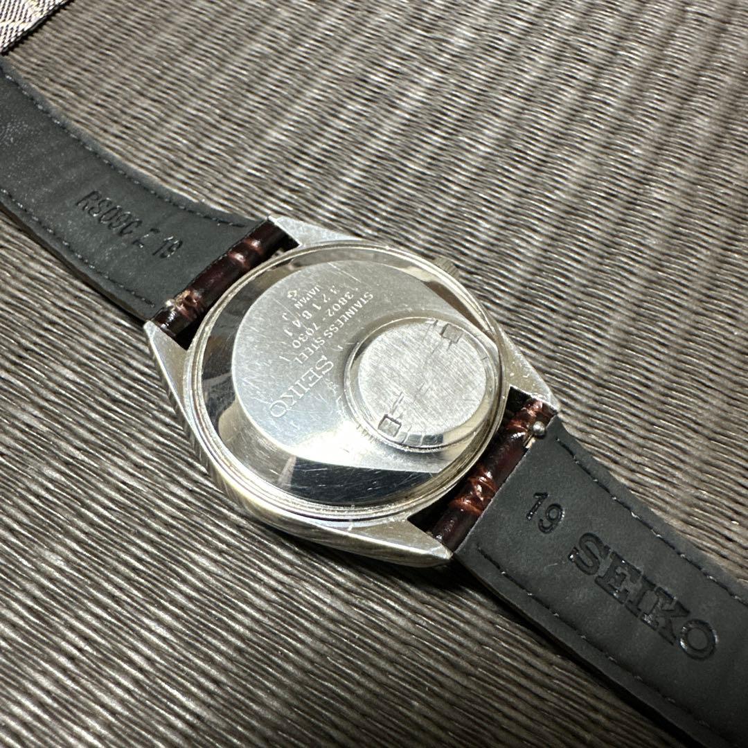 SEIKO クォーツ 稼動品 3802-7030 美品 ダイヤモンドダスト