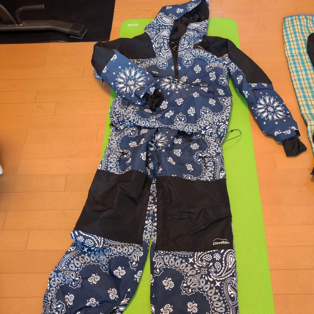 Dimito バンダナ柄 スノーボードウェア