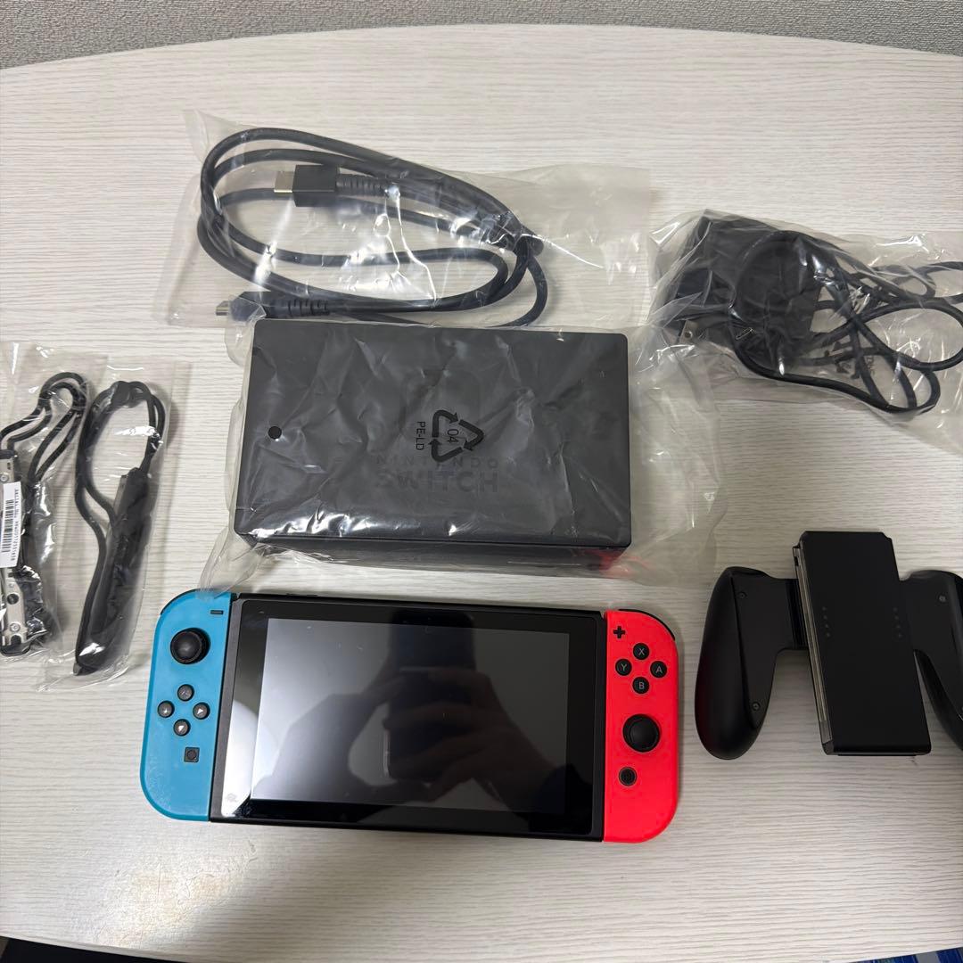 Nintendo Switch ネオンブルー 本体　256GB SDカード付き